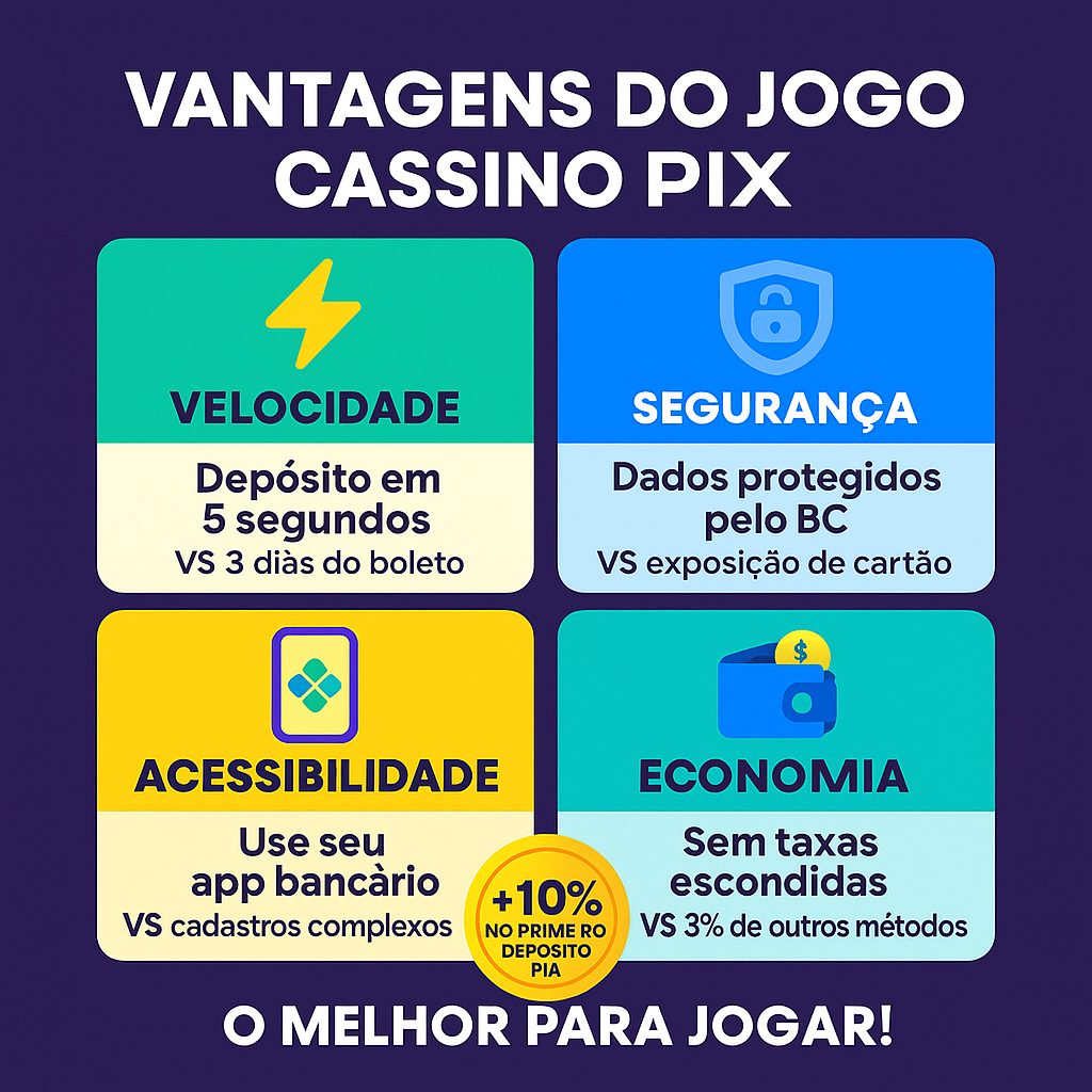 Vantagens do jogo cassino Pix